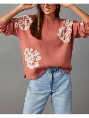 Milan Kiss Sweter w kolorze jasnoróżowym rozmiar: M