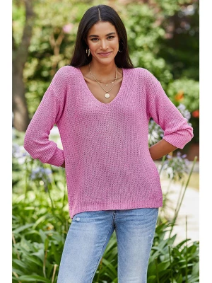 Milan Kiss Sweter w kolorze fioletowym rozmiar: M