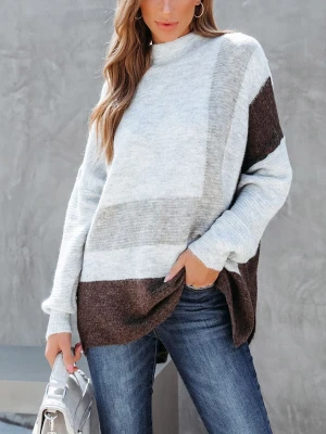 Milan Kiss Sweter w kolorze szarym rozmiar: XL