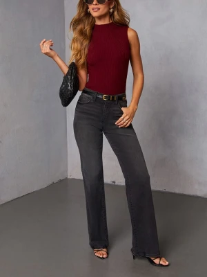 Milan Kiss Top w kolorze bordowym rozmiar: M