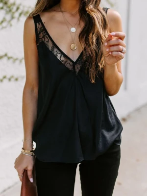 Milan Kiss Top w kolorze czarnym rozmiar: L
