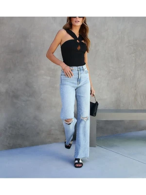 Milan Kiss Top w kolorze czarnym rozmiar: M