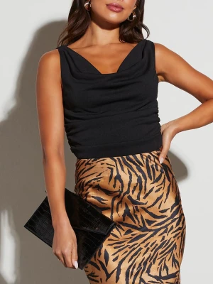 Milan Kiss Top w kolorze czarnym rozmiar: M