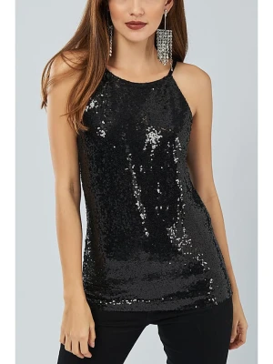 Milan Kiss Top w kolorze czarnym rozmiar: S