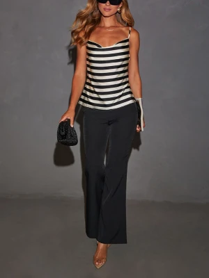 Milan Kiss Top w kolorze kremowo-czarnym rozmiar: M