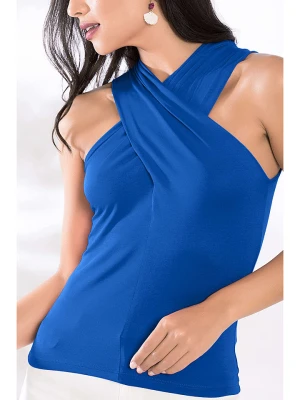 Milan Kiss Top w kolorze niebieskim rozmiar: XL