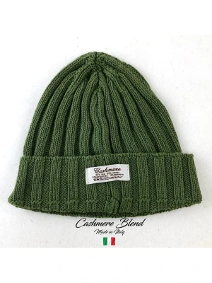MILANO AMOUR Czapka w kolorze ciemnozielonym rozmiar: onesize