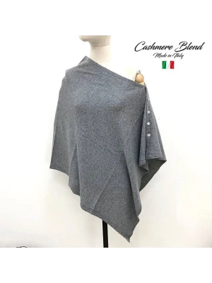 MILANO AMOUR Ponczo w kolorze szarym rozmiar: onesize