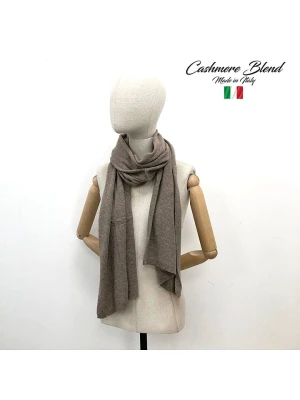 MILANO AMOUR Szal w kolorze szarobrązowym - 190 x 50 cm rozmiar: onesize