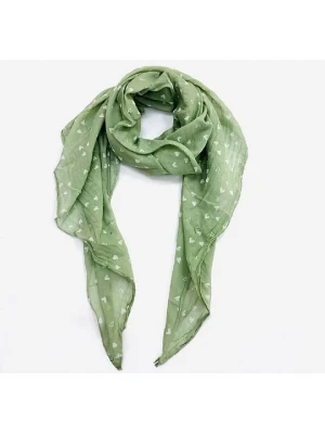 MILANO AMOUR Szal w kolorze zielonym - 140 x 80 cm rozmiar: onesize