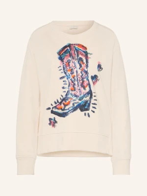 Milano Italy Bluza Z Cekinami weiss biały