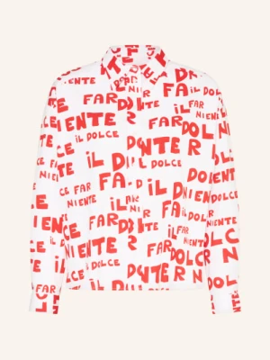 Milano Italy Bluzka Oversize weiss