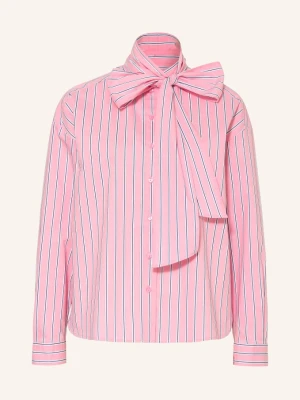 Milano Italy Bluzka Z Odpinanym Kokardką pink