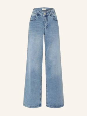 Milano Italy Dżinsy Z Szerokimi Nogawkami I Nitami blau