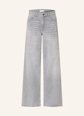 Milano Italy Jeansy Wide Leg grau