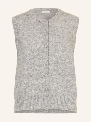 Milano Italy Kamizelka Z Dzianiny grau