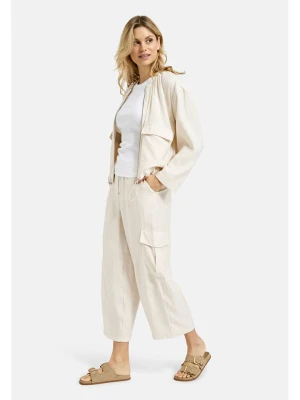 Milano Italy Kurtka przejściowa w kolorze kremowym rozmiar: 36