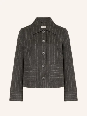 Milano Italy Kurtka Z Klapami grau