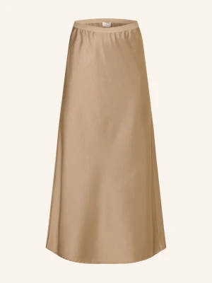 Milano Italy Spódnica Satynowa beige