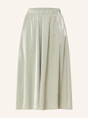 Milano Italy Spódnica Satynowa gruen