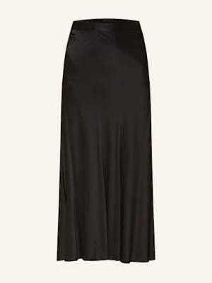 Milano Italy Spódnica Satynowa schwarz