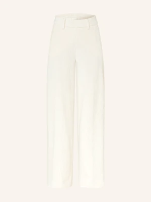 Milano Italy Spodnie Sztruksowe W Dresowym Stylu beige