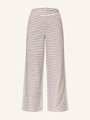 Milano Italy Spodnie Z Materiału Typu Marlene weiss