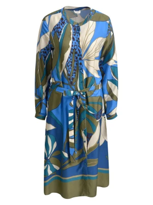 Milano Italy Sukienka w kolorze oliwkowo-niebieskim rozmiar: 48