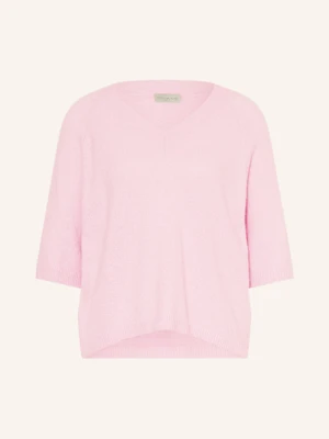 Milano Italy Sweter Z Rękawem 3/4 pink