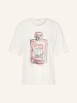 Milano Italy T-Shirt Z Kamieniami Ozdobnymi weiss