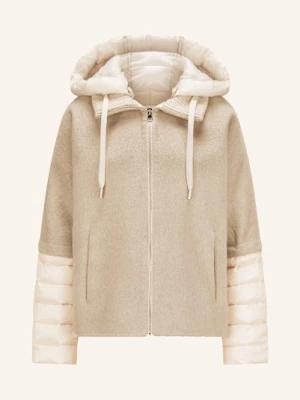 Milestone Kurtka Msazalea Z Mieszanki Materiałów I Odpinanym Kapturem beige