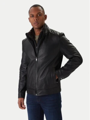 Milestone Kurtka skórzana Ms Franklin 531012 21265 Czarny Regular Fit