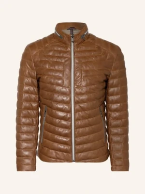 Milestone Kurtka Skórzana Ms-Malik Z Izolacją Sorona® Aura beige