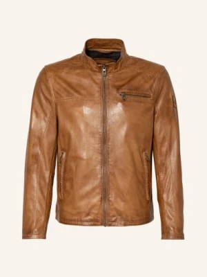 Milestone Kurtka Skórzana Ms-Marco braun