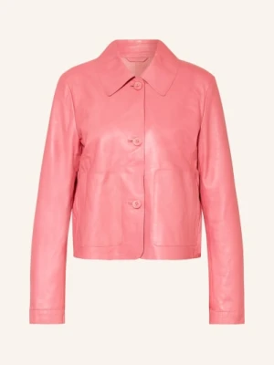 Milestone Kurtka Skórzana Msammi pink