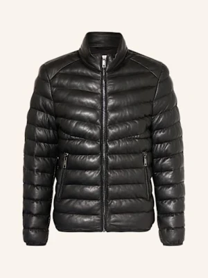 Milestone Kurtka Skórzana Mshendrik Z Izolacją Dupont™ Sorona® schwarz