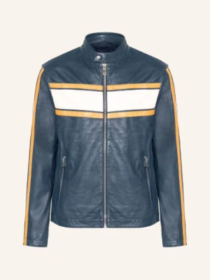 Milestone Kurtka Skórzana Mslambert blau