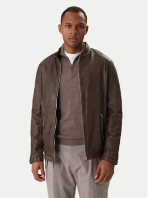 Milestone Kurtka skórzana Oliverio 611099 60770 Brązowy Regular Fit