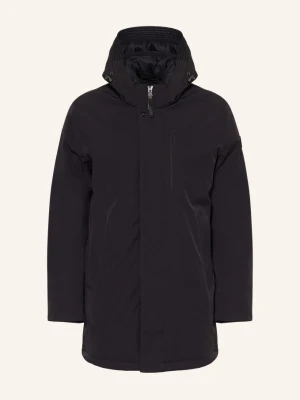 Milestone Parka Z Odpinanym Kapturem schwarz CZARNY