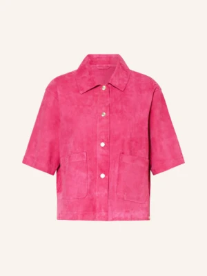 Milestone Skórzana Kurtka Msruth pink