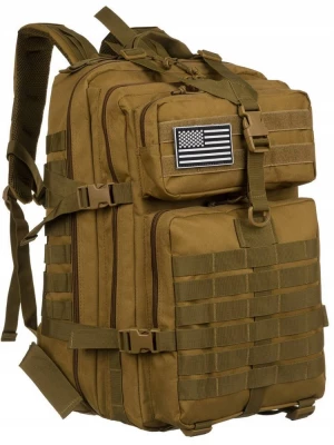 Militarny, wodoodporny plecak podróżny z poliestru i nylonu — Peterson Merg