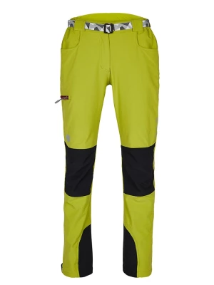 MILO Spodnie funkcyjne w kolorze limonkowo-czarnym rozmiar: L