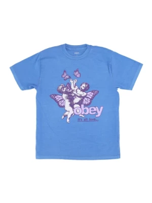 Miłość Wybór Pigmentu Azure T-Shirt Obey
