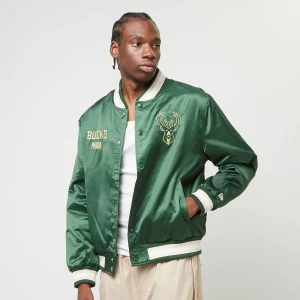 Milwaukee Bucks NBA Satin Bomberjacket, markiNew Era, Bomberki, w kolorze zielony, rozmiar: