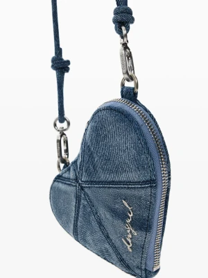 Mini listonoszka-portmonetka w kształcie serca Desigual