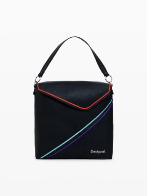 Mini plecak w paski Desigual