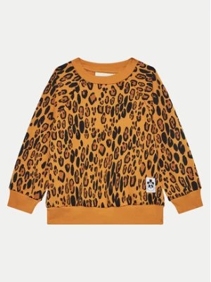 Mini Rodini Bluza Basic Leopard 1000014413 Brązowy Regular Fit