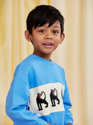 Mini Rodini bluza bawełniana dziecięca Panther