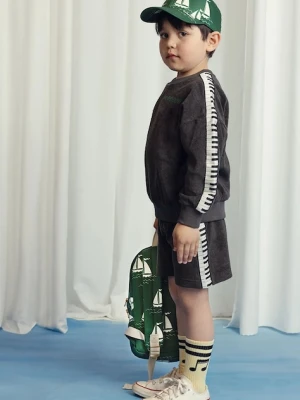 Mini Rodini bluza bawełniana dziecięca Piano terry