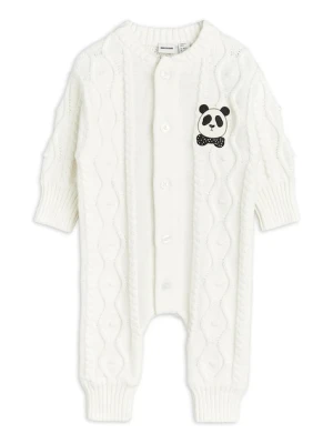 Mini Rodini rampers bawełniany niemowlęcy Panda